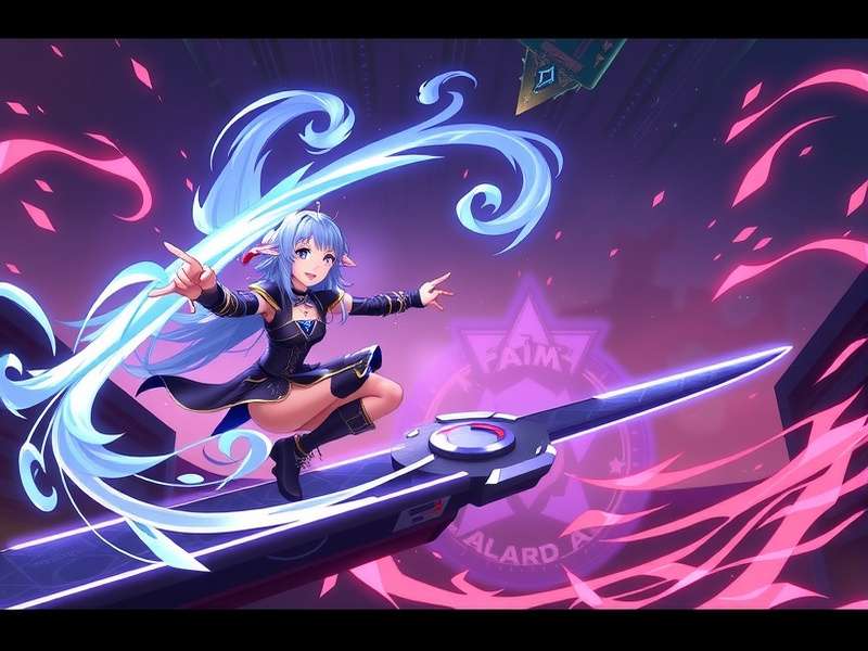 Mondstadt landscape wallpaper with windmills and blue sky