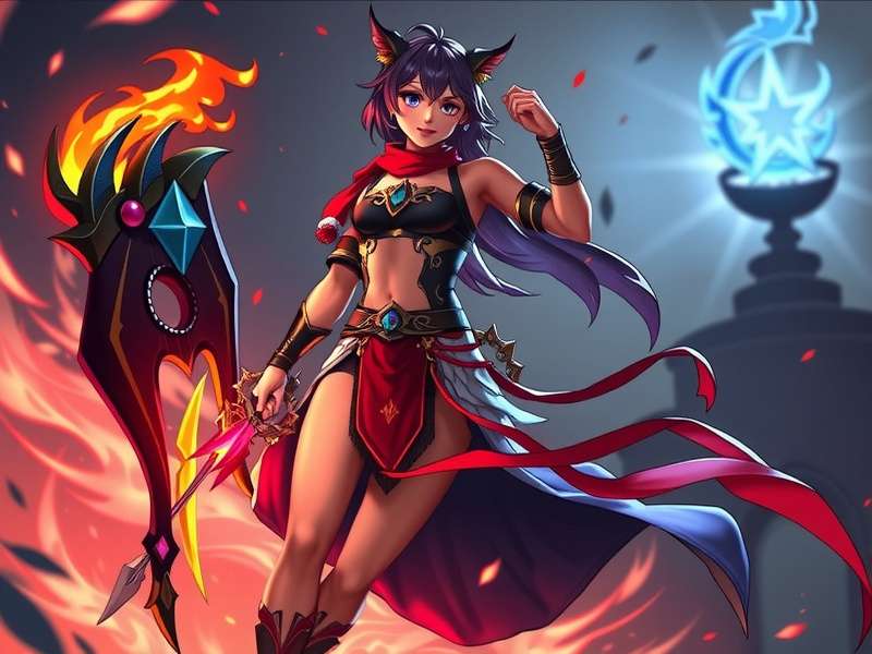 Raiden Shogun elegant wallpaper with electro effects