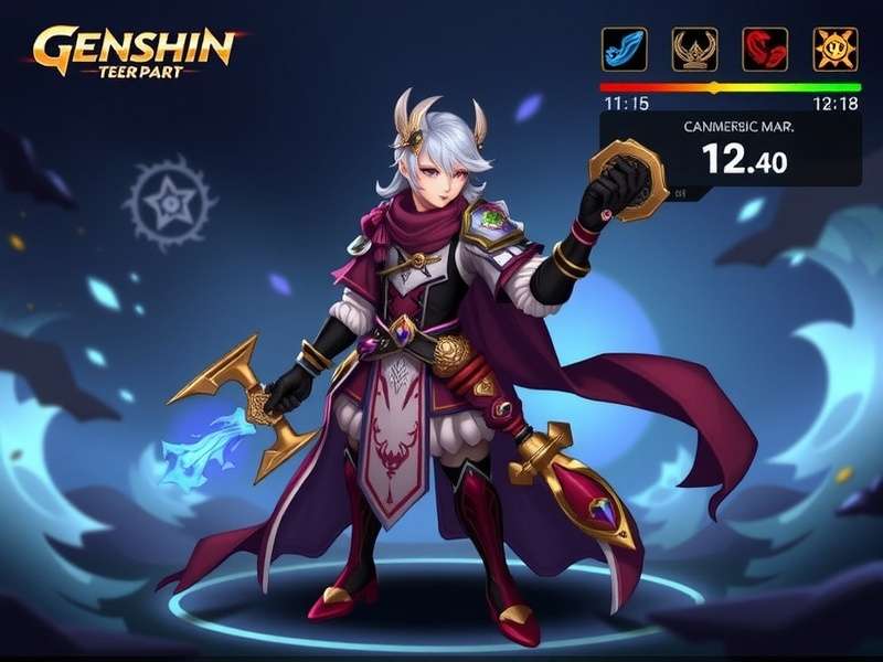 Graph showing character usage rates in Spiral Abyss over time