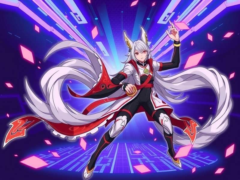 Genshin Impact character in battle pose