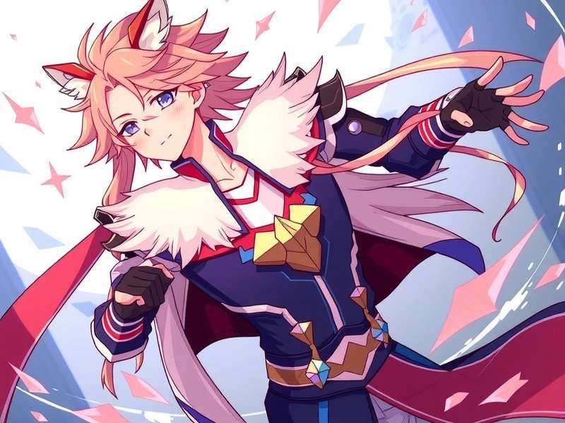 Inazuma city at night with purple aesthetic