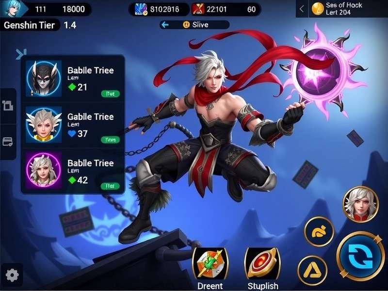 Genshin Impact Version 5.7 Character Tier List Visualization