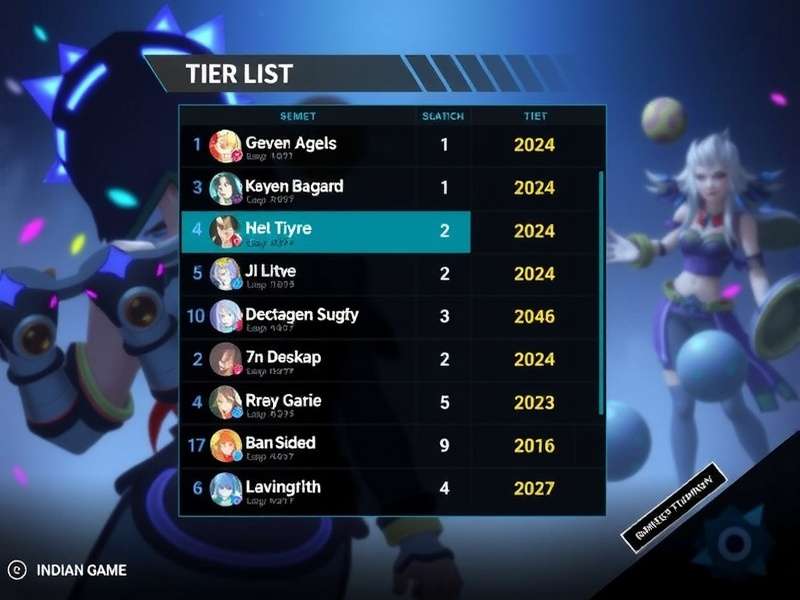 Genshin Impact 2024 Tier List Visual Infographic showing character rankings