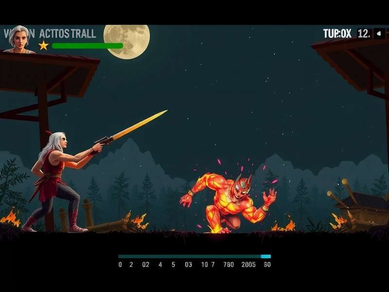 Scaramouche (Wanderer) using wind blade attacks in Genshin Impact combat scene