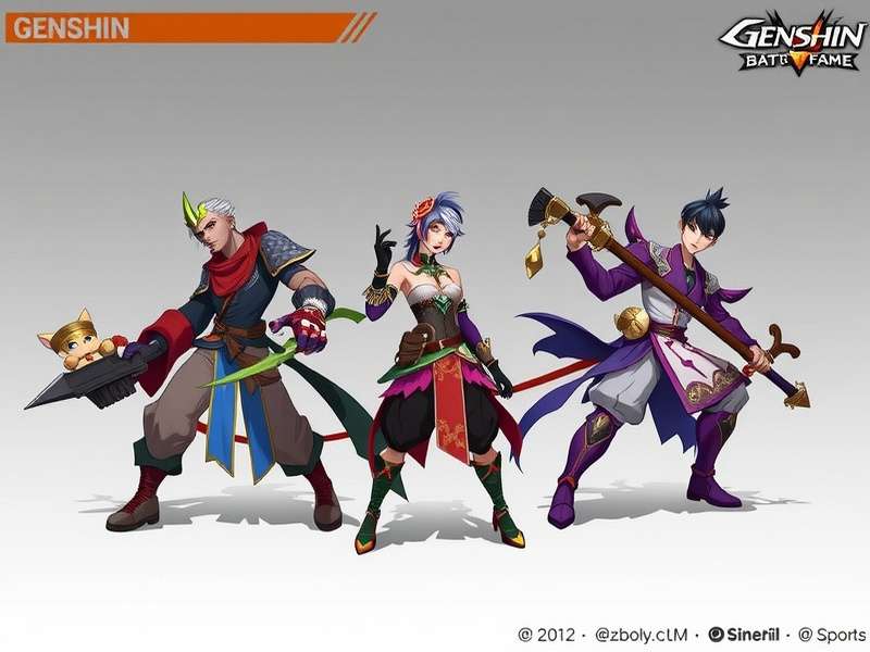 Genshin Impact Pyro Character Concept Art