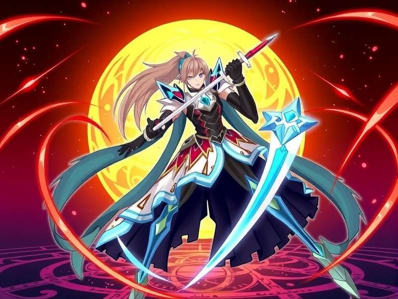 Scaramouche Genshin Impact character with musical notes visual effect