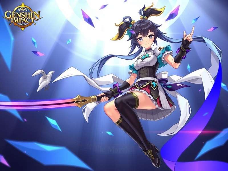 Upcoming Genshin Impact banner featuring new characters