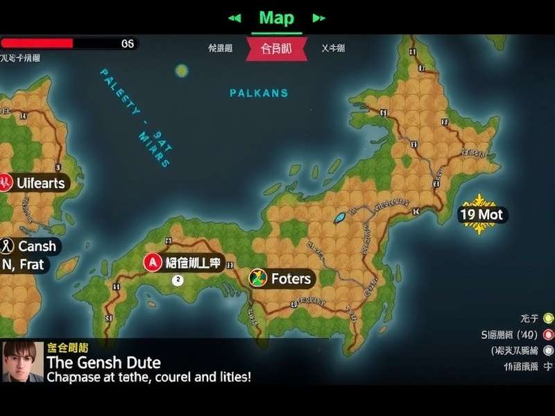 Genshin Impact map overview showing Mondstadt and Liyue landscapes