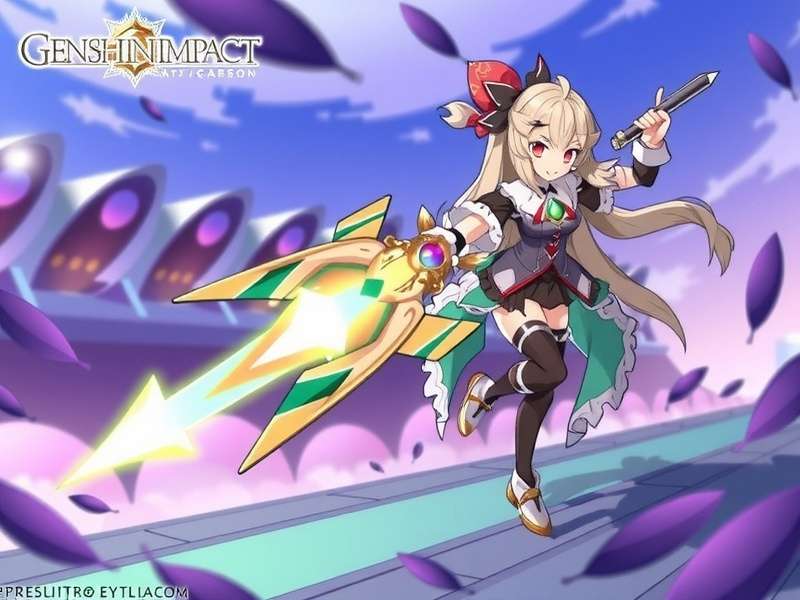 Genshin Impact Inazuma City Night View Wallpaper