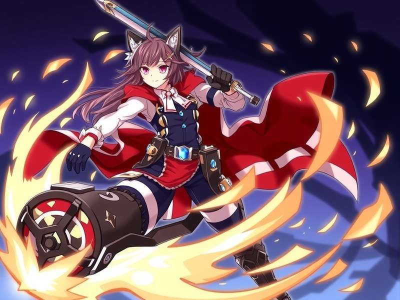 Digital painting of Scaramouche in his Fatui attire, looking menacing with Electro energy