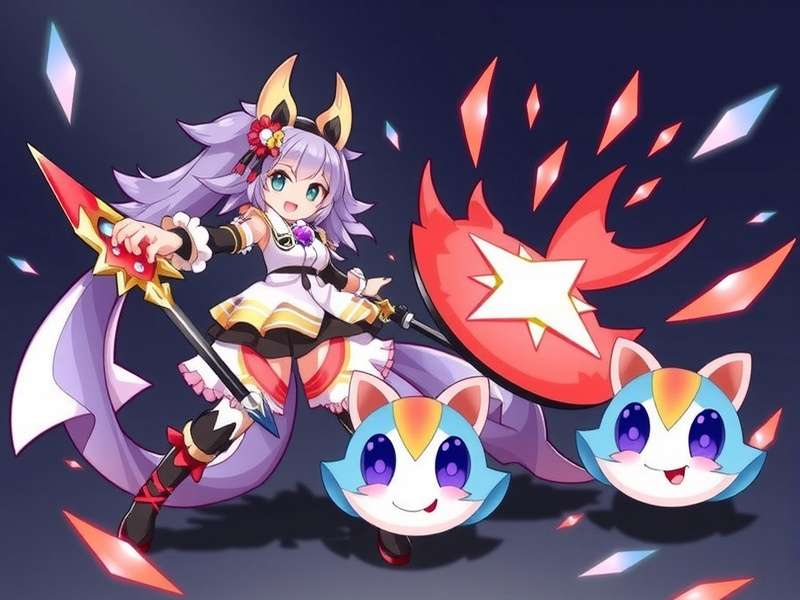 Flins harnessing Anemo powers in a dramatic battle scene