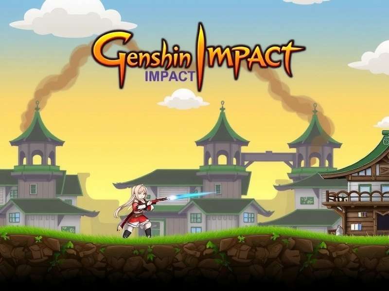 Genshin Impact PC gameplay screenshot showing beautiful graphics