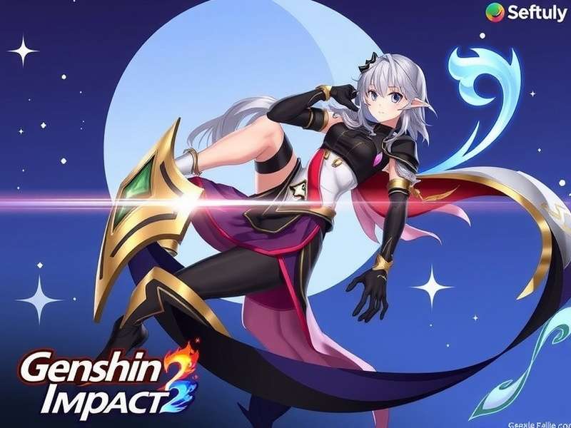 Genshin Impact PC installation screen showing progress bar