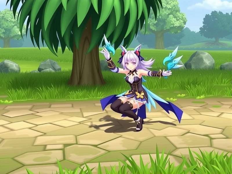 Genshin Impact player enjoying rewards on mobile