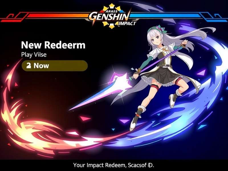 Genshin Impact Redeem guide banner showing active codes and redemption steps