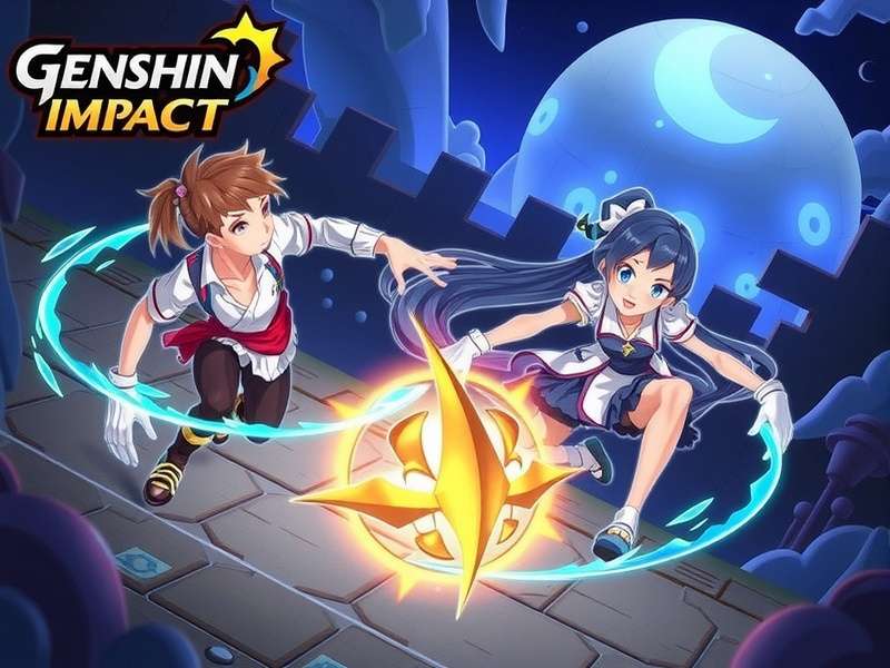 Genshin Impact 2025 key art featuring Traveler and Paimon in the new region