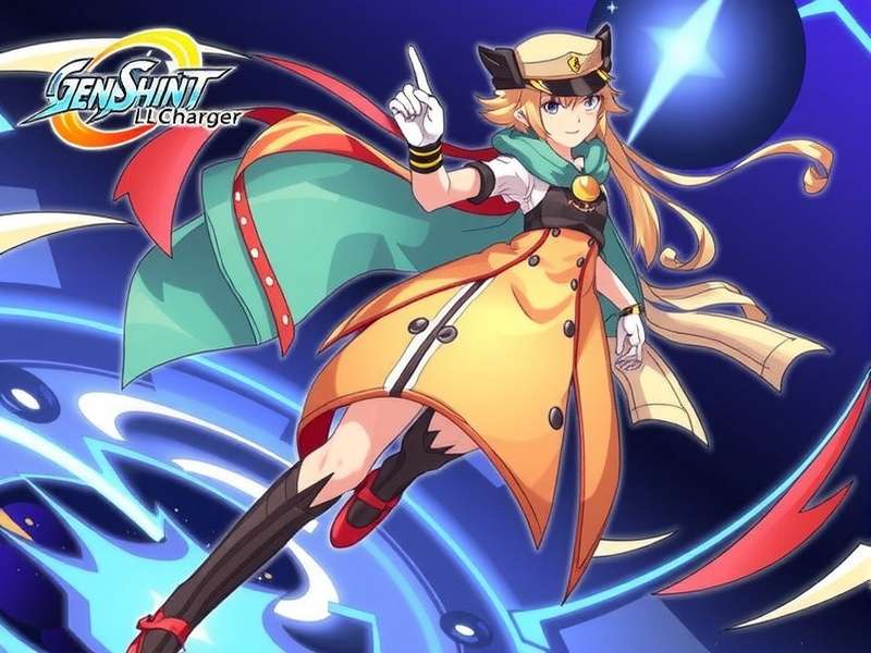 Genshin Impact T L Charger gameplay scene with characters and energy effects