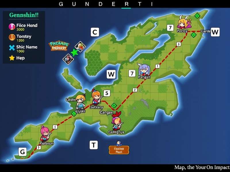 Genshin Impact Map – Complete Interactive Teyvat Atlas with All Regions and Exploration Data