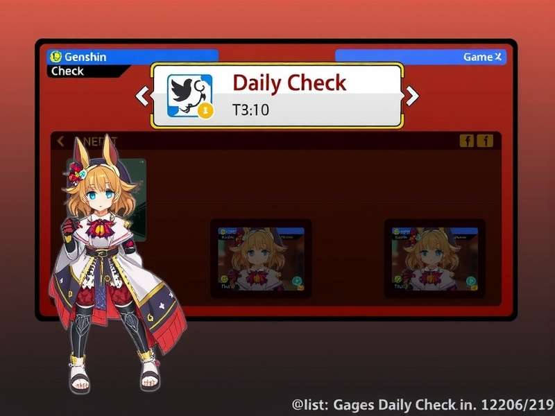 Genshin Impact Daily Check In banner showing Paimon and reward calendar
